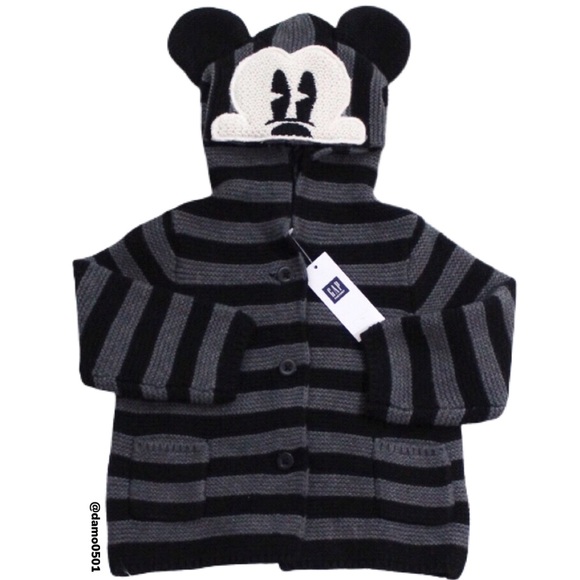 NWT Baby Gap Disney Unisex Mickey Mouse Sweater - Picture 2 of 11